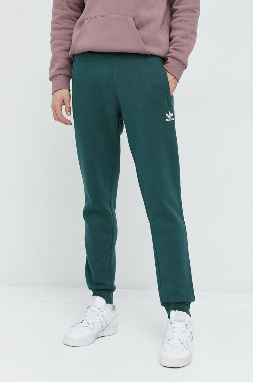 adidas Originals pantaloni de trening femei culoarea violet neted - Pled.ro