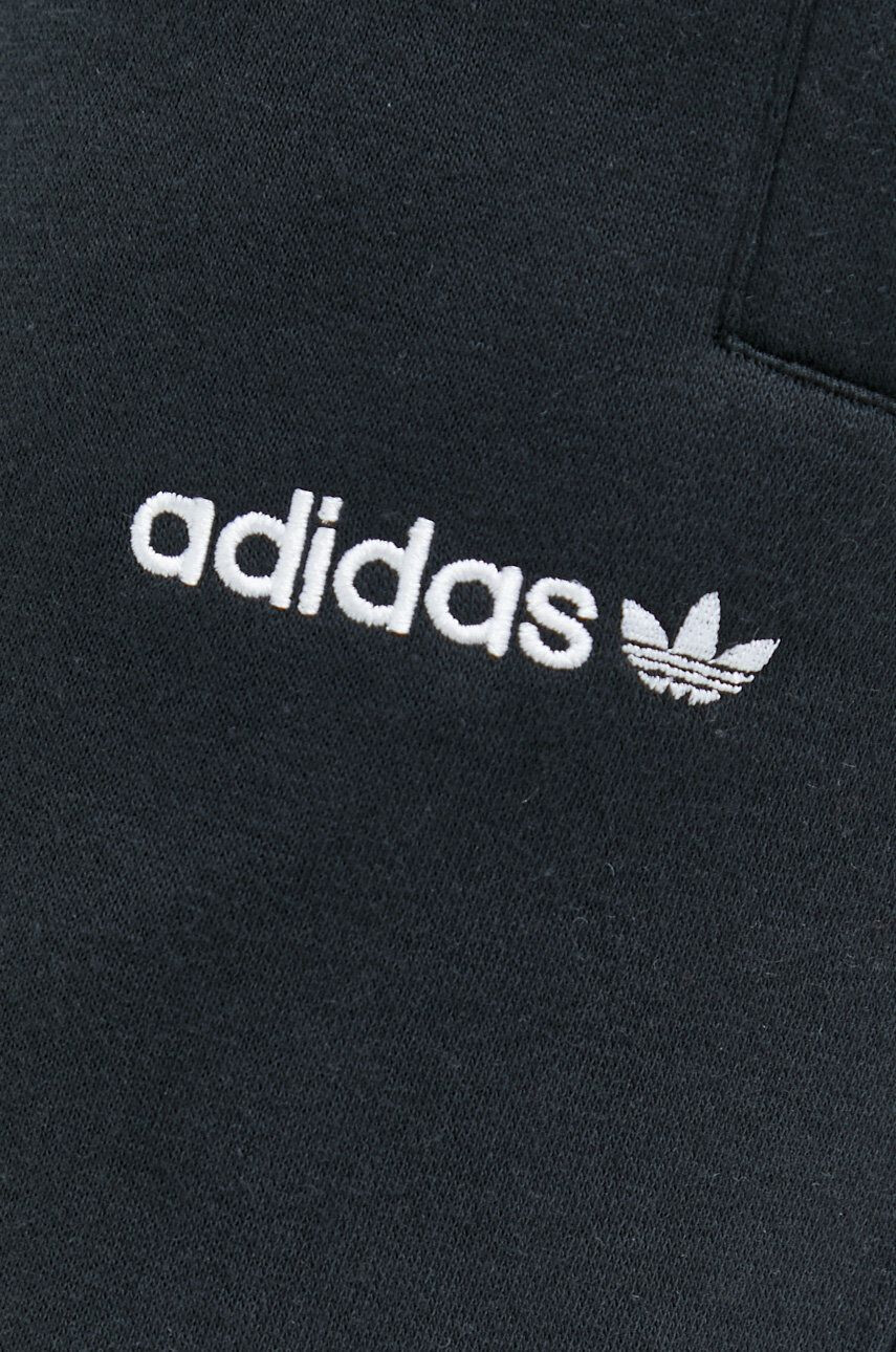 adidas Originals pantaloni de trening femei culoarea verde cu imprimeu - Pled.ro