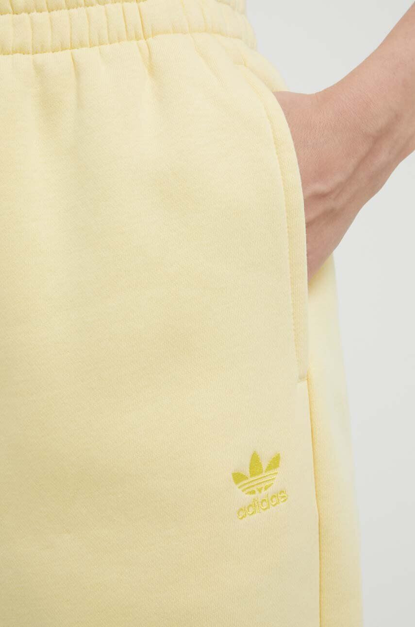 adidas Originals pantaloni de trening culoarea galben neted - Pled.ro