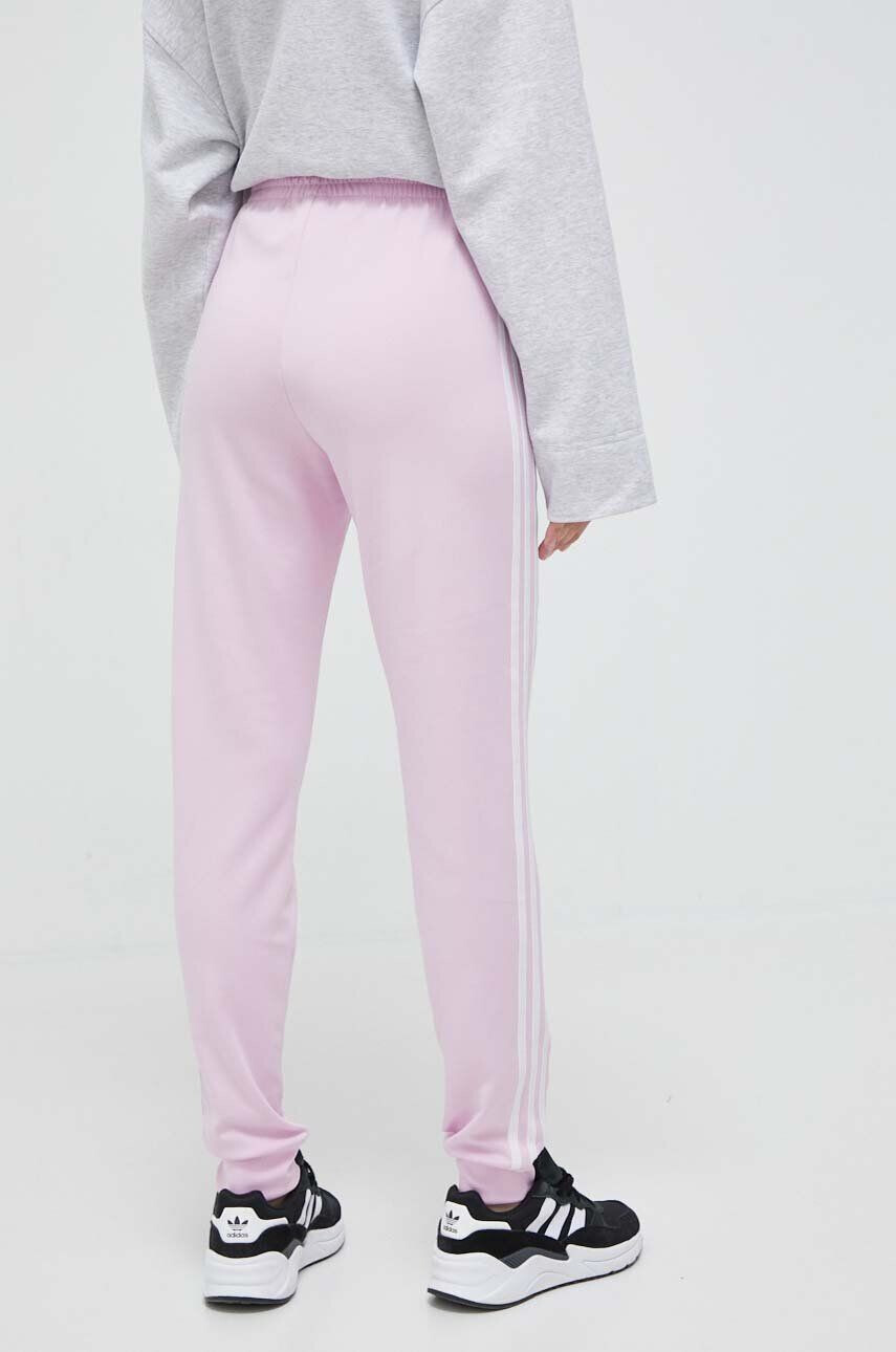 adidas Originals pantaloni de trening culoarea violet neted - Pled.ro