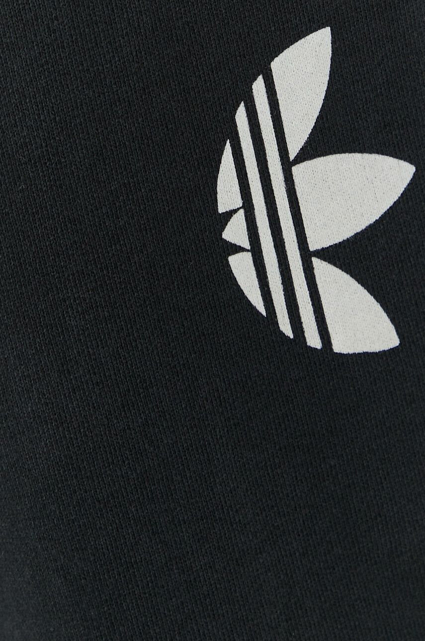 adidas Originals pantaloni de trening din bumbac barbati culoarea negru cu imprimeu - Pled.ro