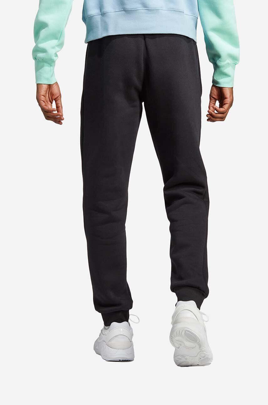 adidas Originals pantaloni de trening din bumbac culoarea negru neted IA4837-BLACK - Pled.ro