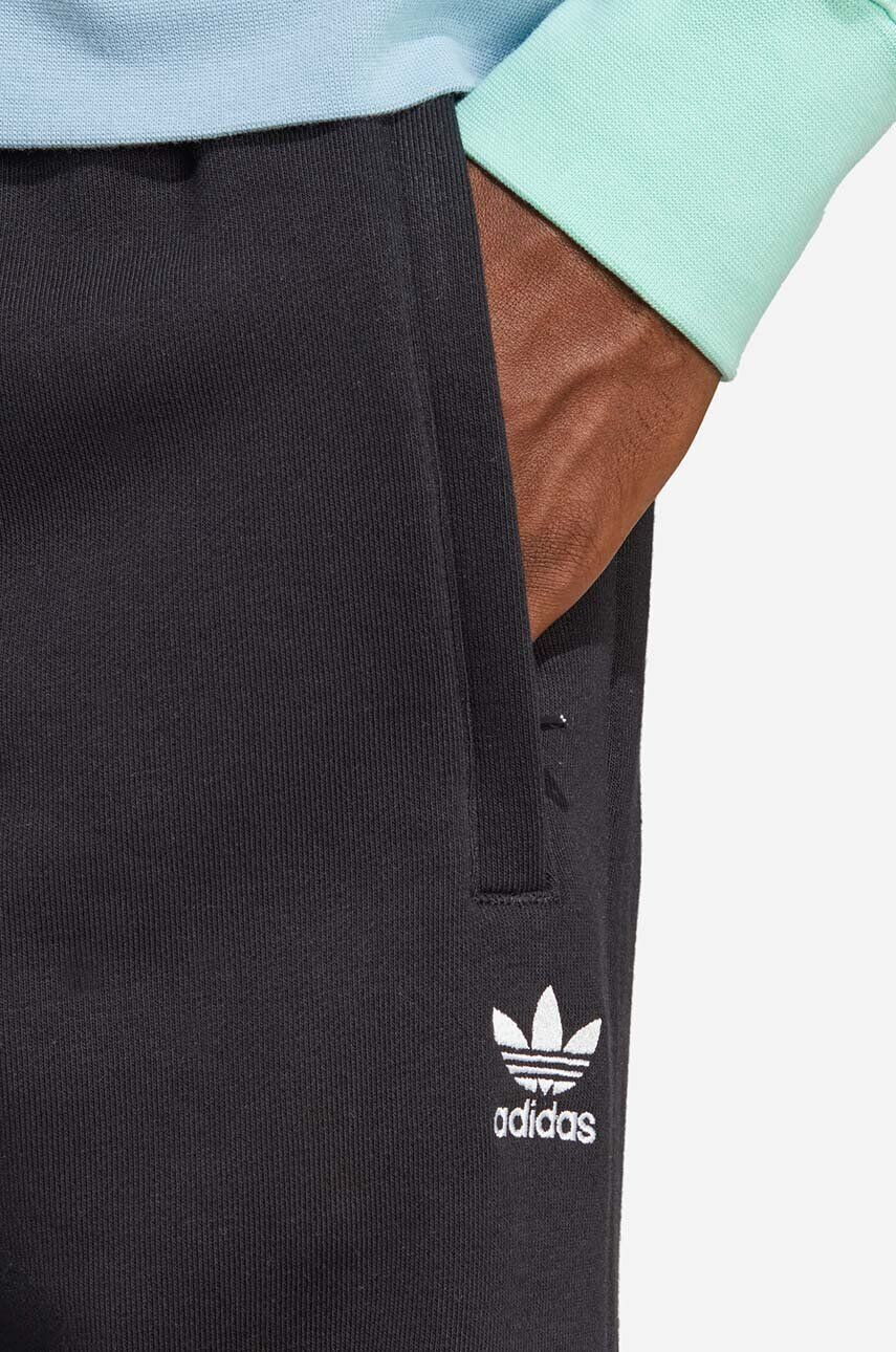 adidas Originals pantaloni de trening din bumbac culoarea negru neted IA4837-BLACK - Pled.ro