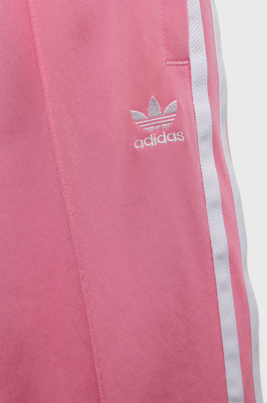 adidas Originals pantaloni de trening pentru copii culoarea roz cu imprimeu - Pled.ro