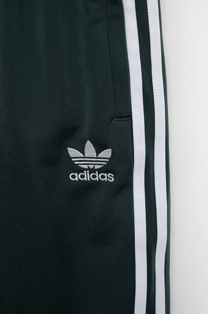 adidas Originals pantaloni de trening pentru copii culoarea verde neted - Pled.ro