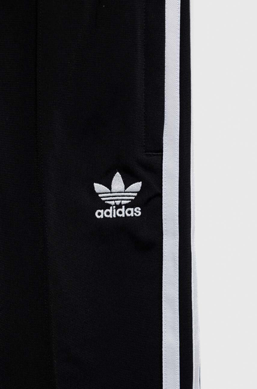 adidas Originals pantaloni de trening pentru copii culoarea turcoaz cu imprimeu - Pled.ro