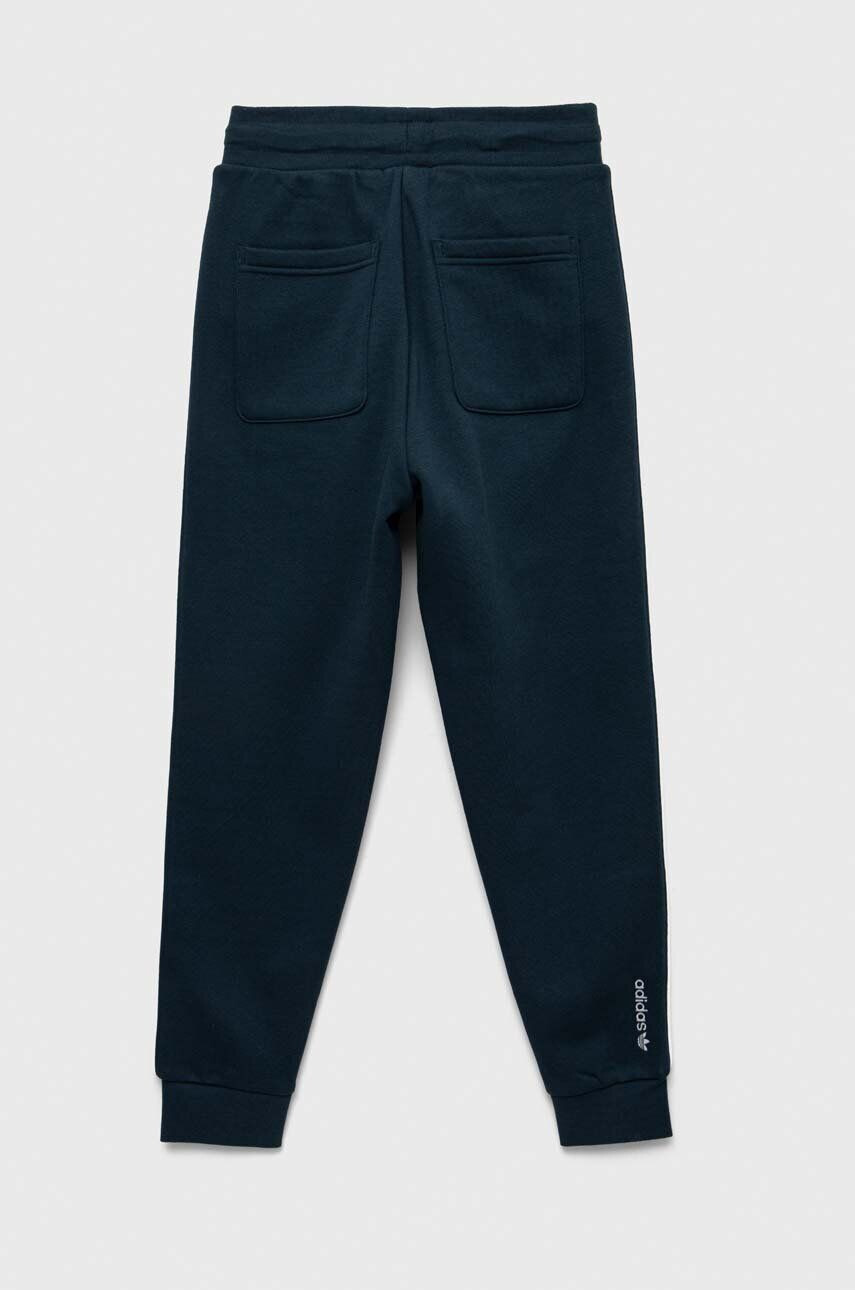 adidas Originals pantaloni de trening pentru copii culoarea albastru marin neted - Pled.ro