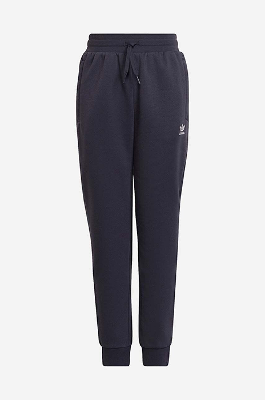 adidas Originals pantaloni de trening pentru copii culoarea albastru marin neted - Pled.ro