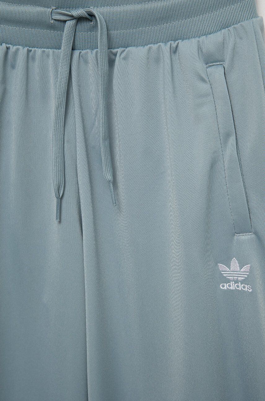 adidas Originals pantaloni de trening pentru copii culoarea verde neted - Pled.ro