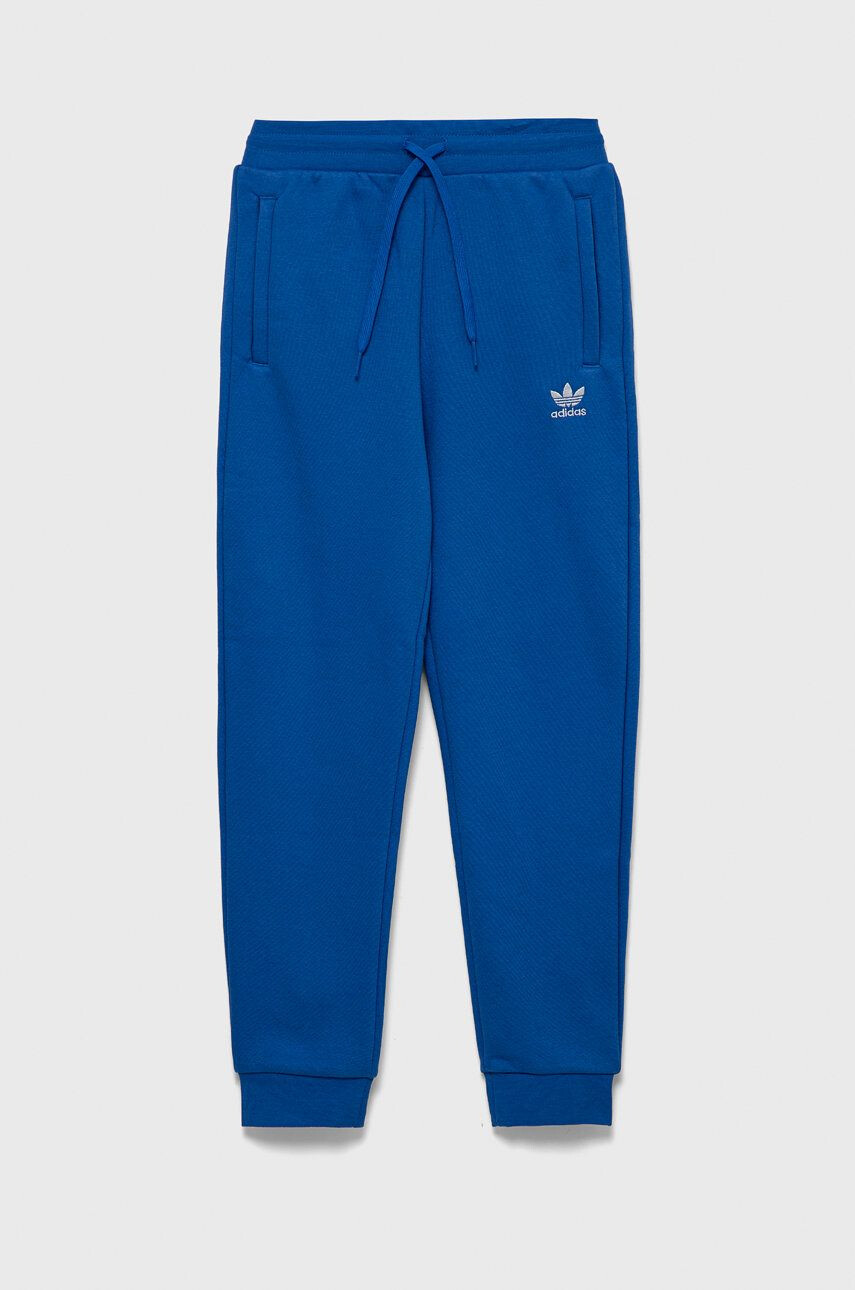 adidas Originals pantaloni de trening pentru copii neted - Pled.ro