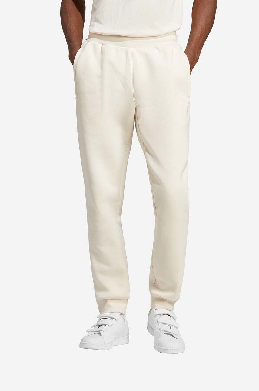 adidas Originals pantaloni de trening Trefoil Essentials Pants culoarea bej neted IA4836-cream - Pled.ro