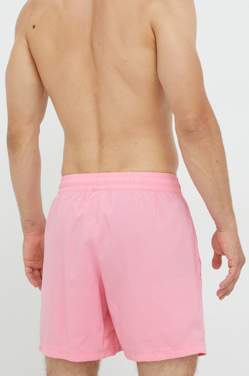 adidas Originals pantaloni scurti de baie culoarea roz - Pled.ro