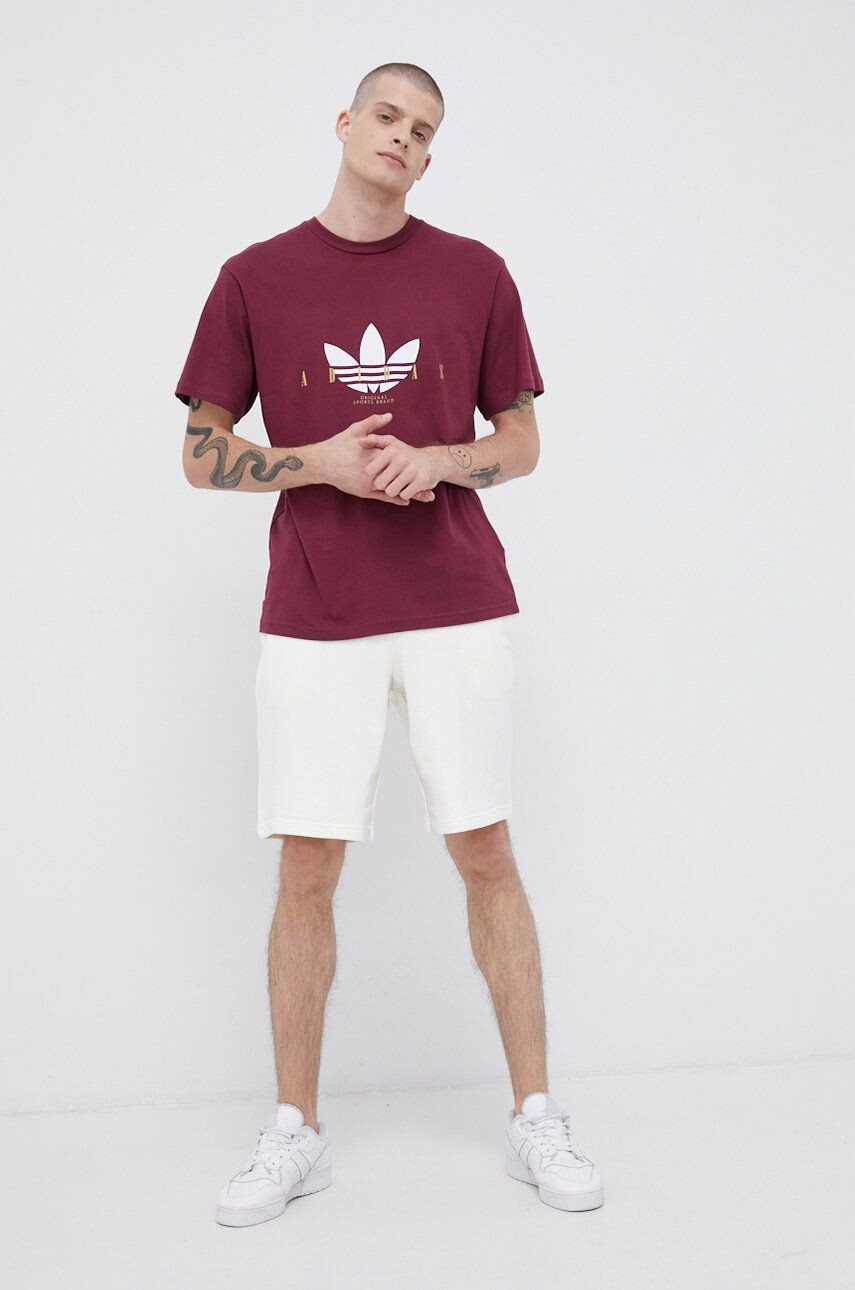 adidas Originals pantaloni scurti din bumbac - Pled.ro