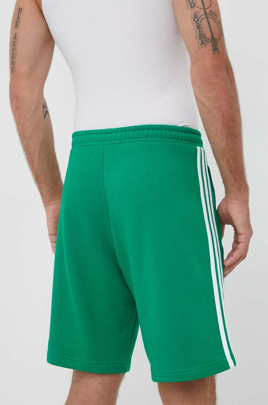 adidas Originals pantaloni scurti din bumbac culoarea verde - Pled.ro