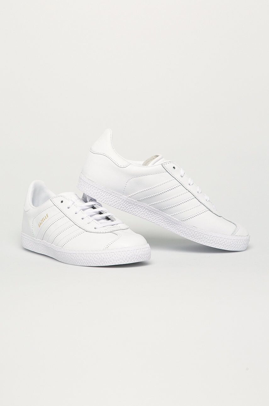 adidas Originals sneakers copii Gazelle culoarea alb BY9147 - Pled.ro