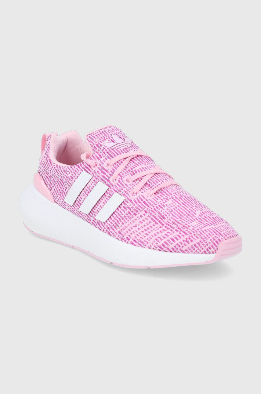 adidas Originals Pantofi copii Swift Run 22 GW8177 culoarea roz - Pled.ro