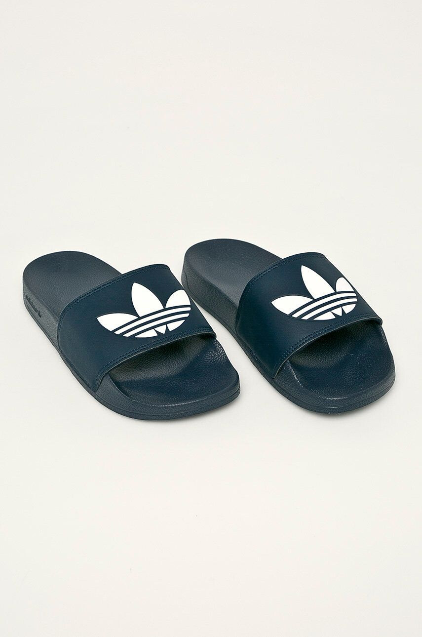 adidas Originals papuci ADILETTE LITE barbati culoarea albastru marin - Pled.ro