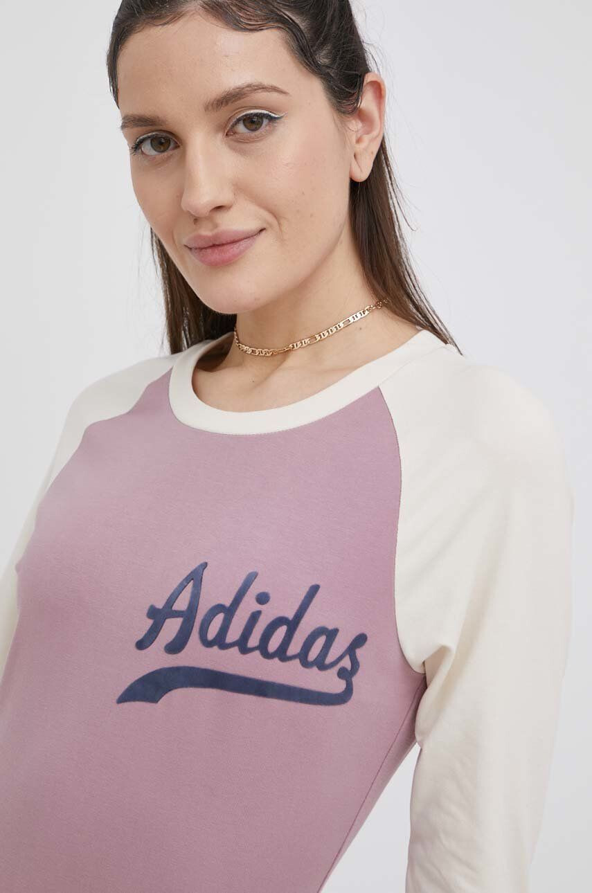 adidas Originals rochie HD9786 culoarea roz mini drept HD9786-MAGM/WHI - Pled.ro