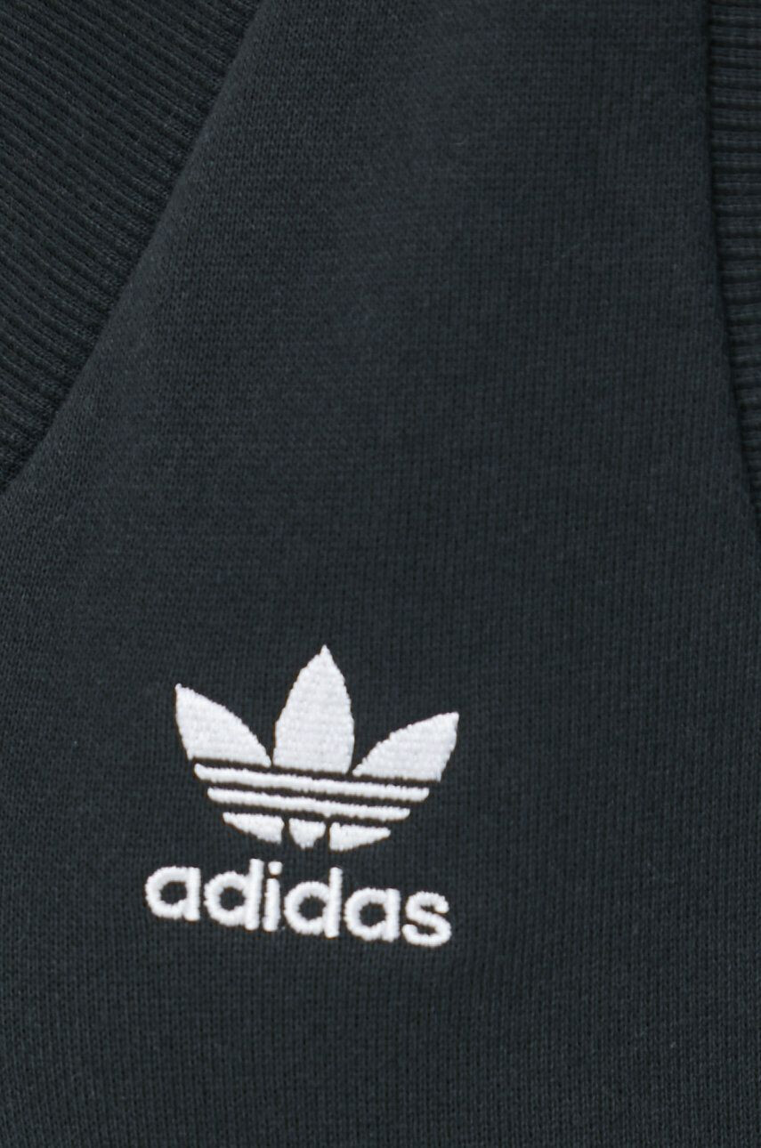 adidas Originals rochie din bumbac culoarea negru mini drept HM2134-BLACK - Pled.ro