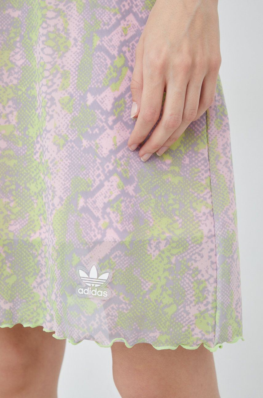 adidas Originals rochie HT5985 culoarea roz mini drept HT5985-CLPINK - Pled.ro