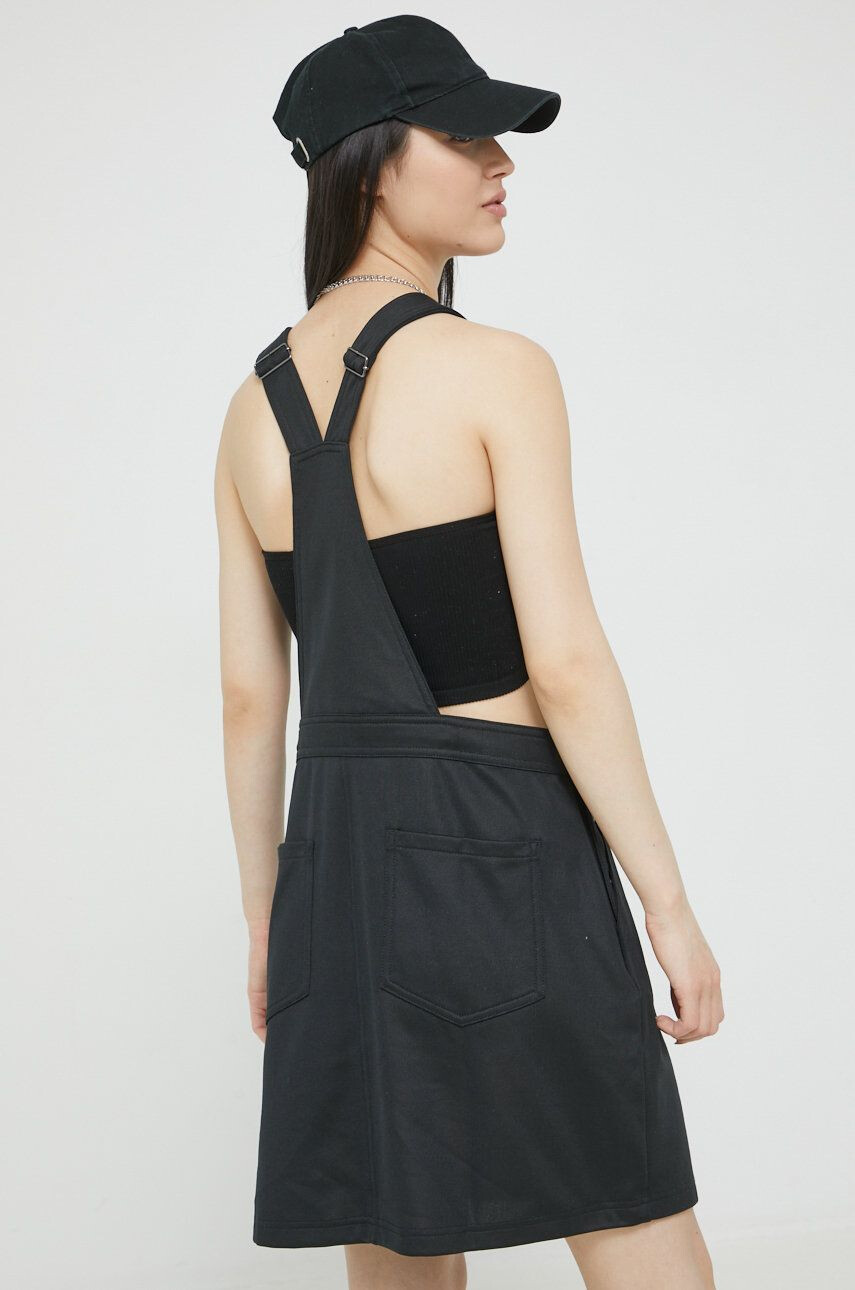 adidas Originals rochie Trefoil Moments culoarea negru mini drept - Pled.ro