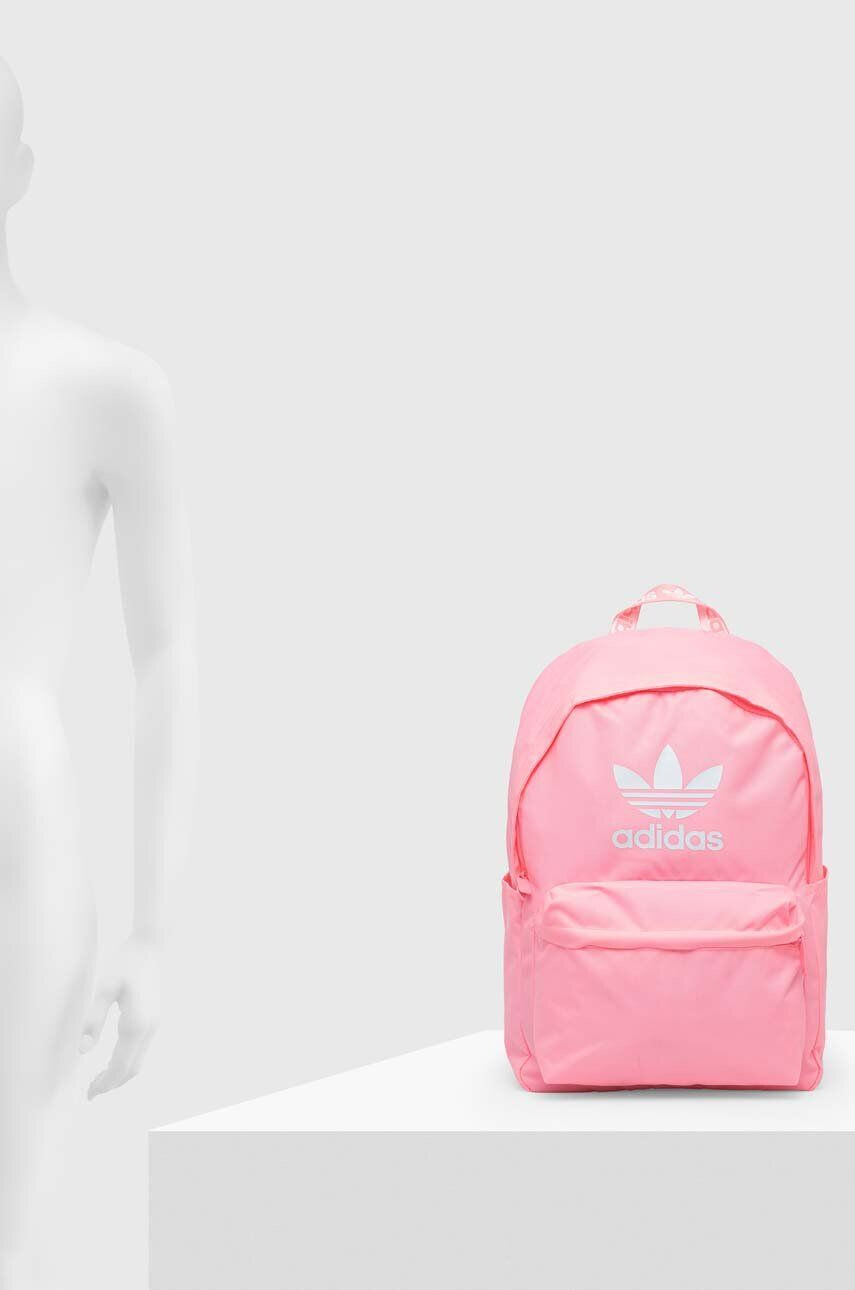 adidas Originals rucsac culoarea roz mare cu imprimeu - Pled.ro