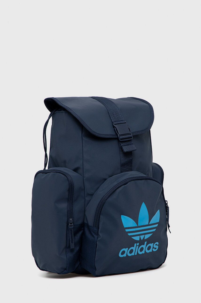 adidas Originals rucsac culoarea albastru marin mare cu imprimeu - Pled.ro