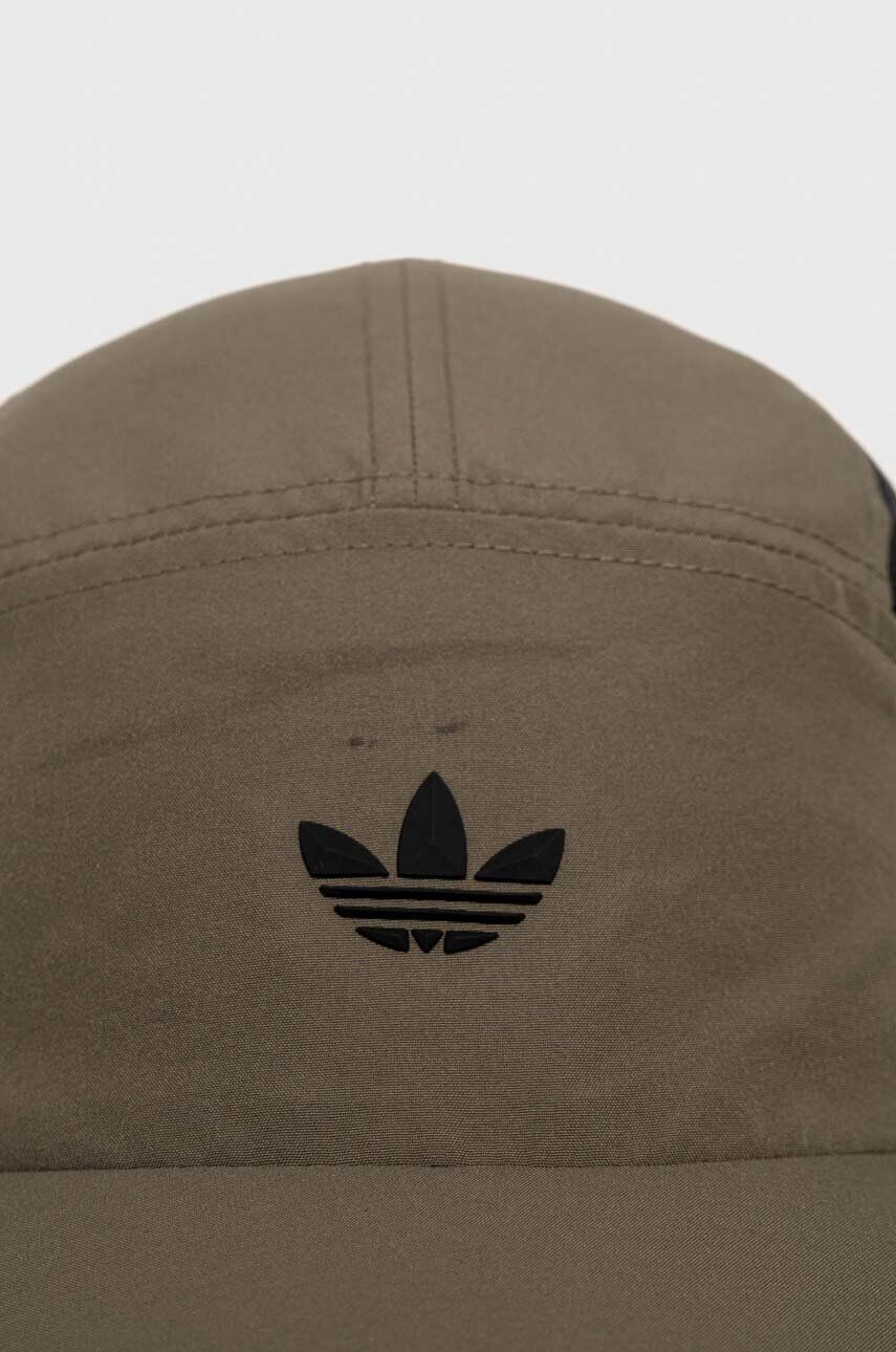 adidas Originals sapca culoarea verde neted - Pled.ro