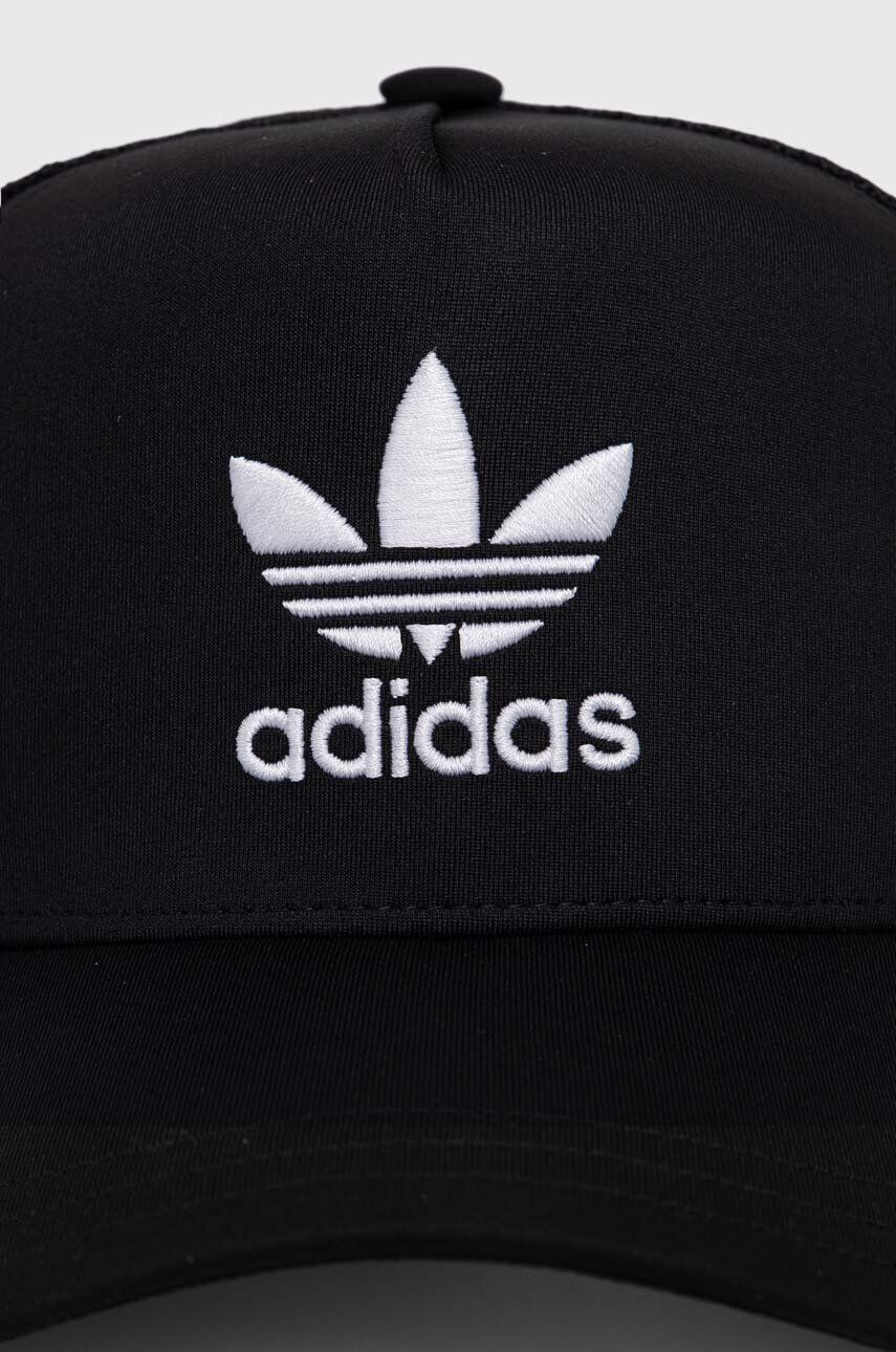 adidas Originals sapca culoarea negru cu imprimeu - Pled.ro