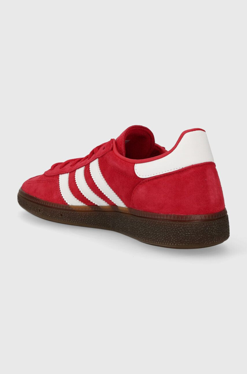 adidas Originals sneakers din piele intoarsă culoarea rosu - Pled.ro