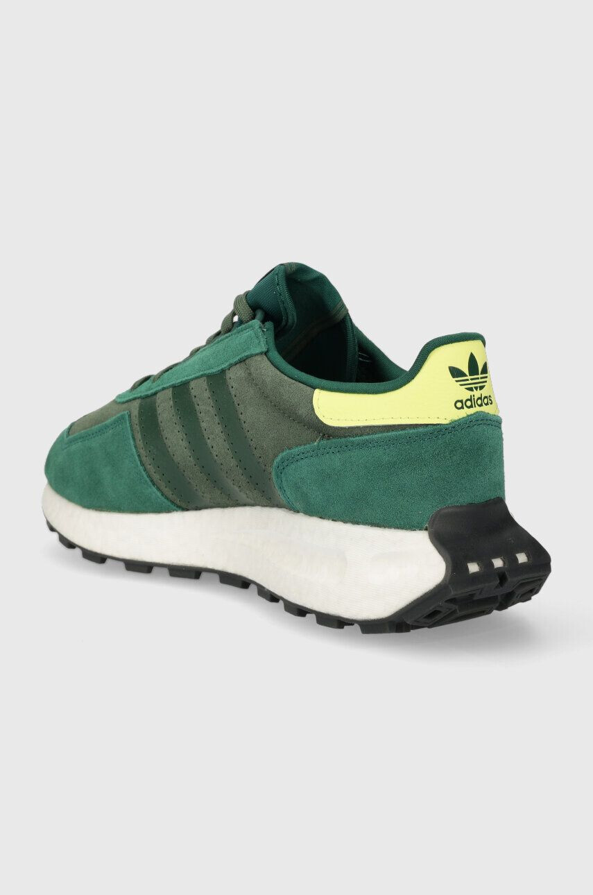 adidas Originals sneakers din piele intoarsă RETROPY culoarea verde - Pled.ro