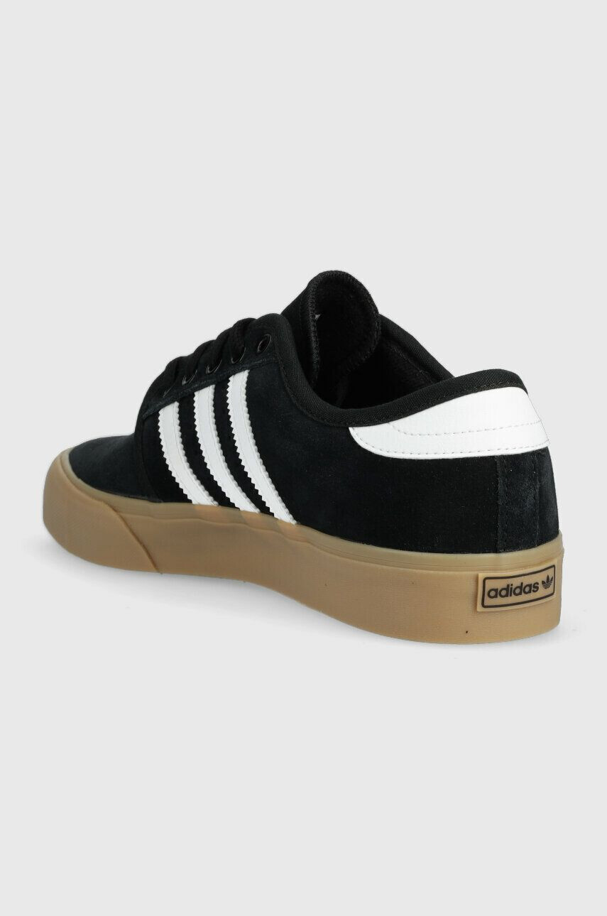 adidas Originals sneakers din piele intoarsă SEELEY culoarea negru - Pled.ro