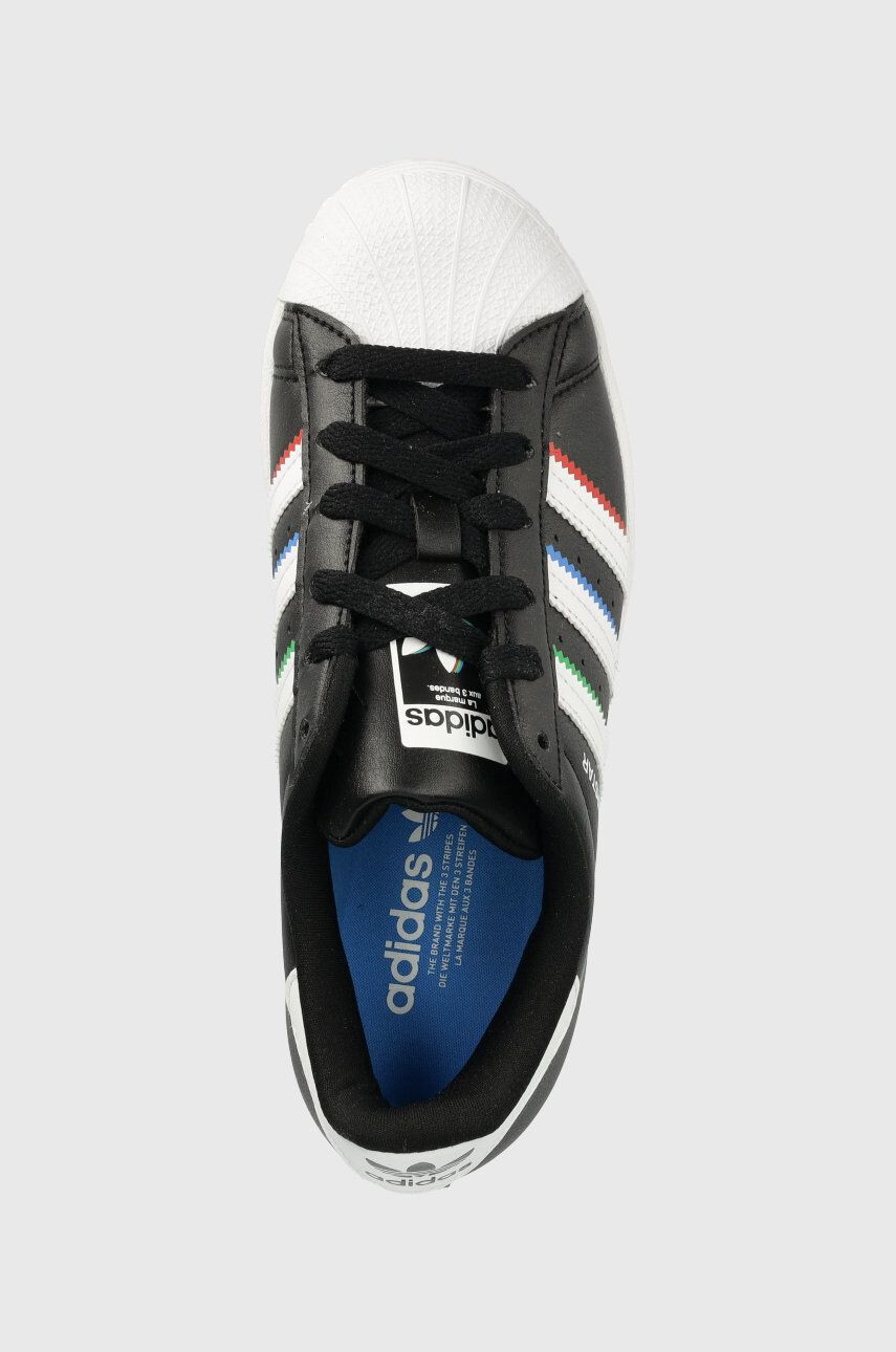 adidas Originals sneakers pentru copii Superstar J culoarea negru GZ4425 - Pled.ro