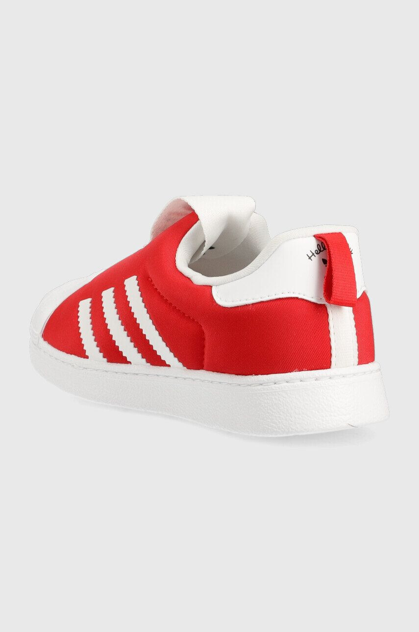 adidas Originals sneakers pentru copii culoarea rosu - Pled.ro