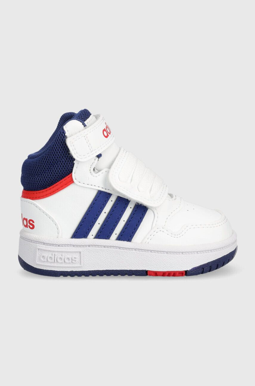 adidas Originals sneakers pentru copii HOOPS MID 3.0 AC I culoarea alb - Pled.ro