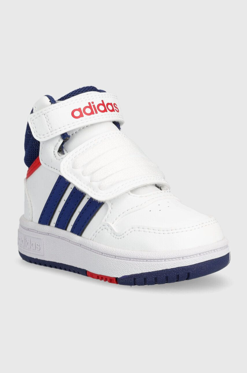 adidas Originals sneakers pentru copii HOOPS MID 3.0 AC I culoarea alb - Pled.ro