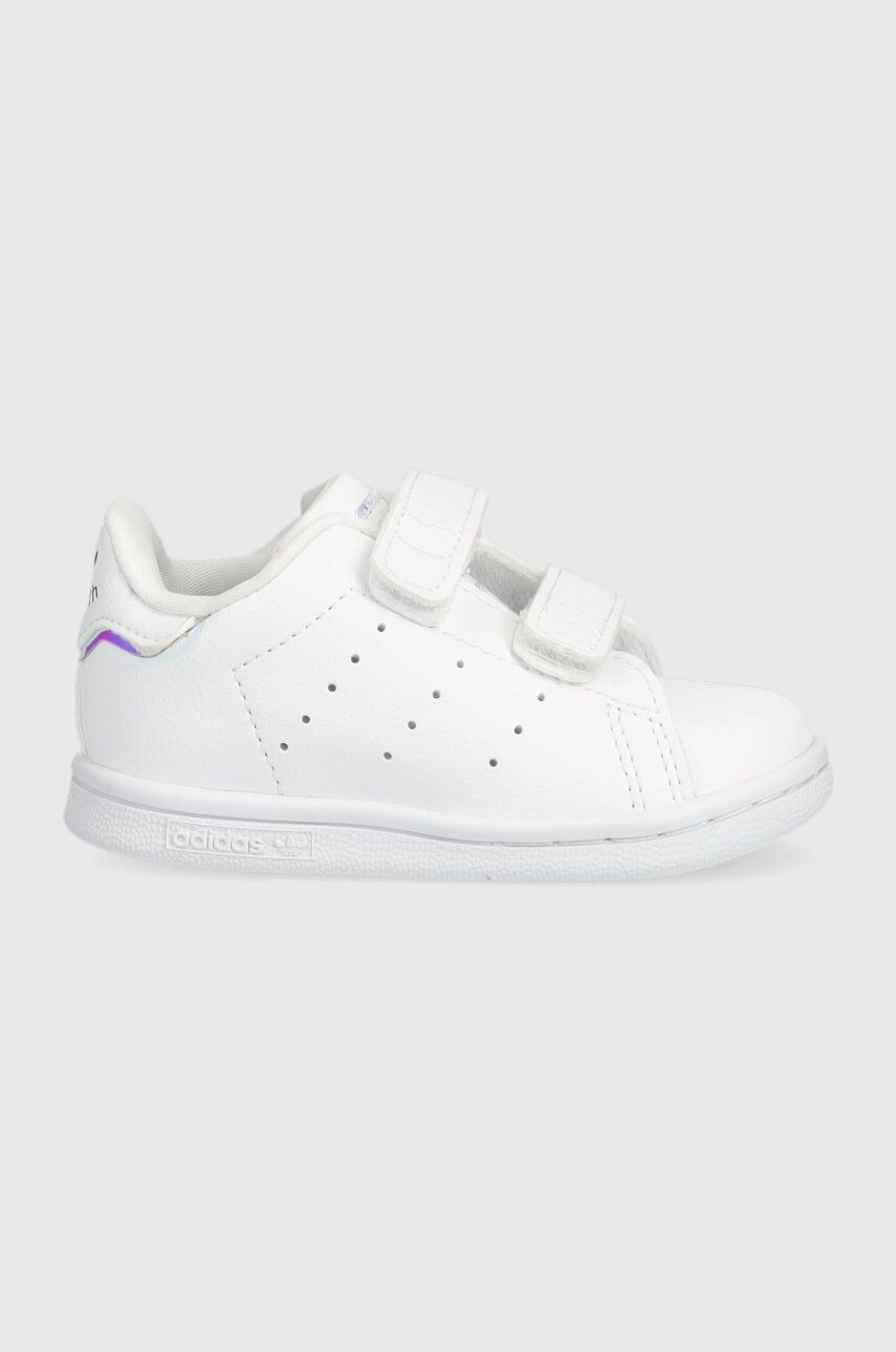 adidas Originals sneakers pentru copii Stan Smith Cf I culoarea alb - Pled.ro