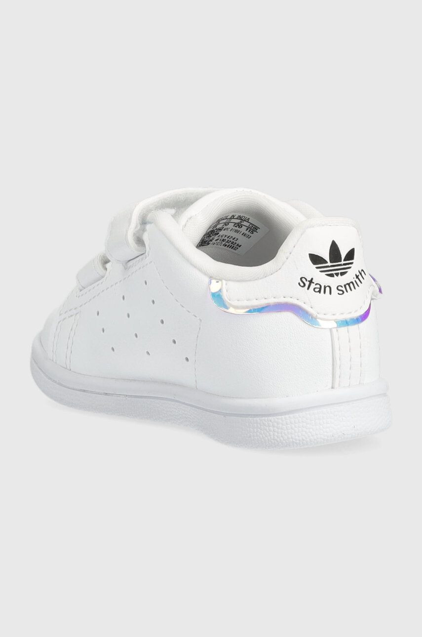 adidas Originals sneakers pentru copii Stan Smith Cf I culoarea alb - Pled.ro