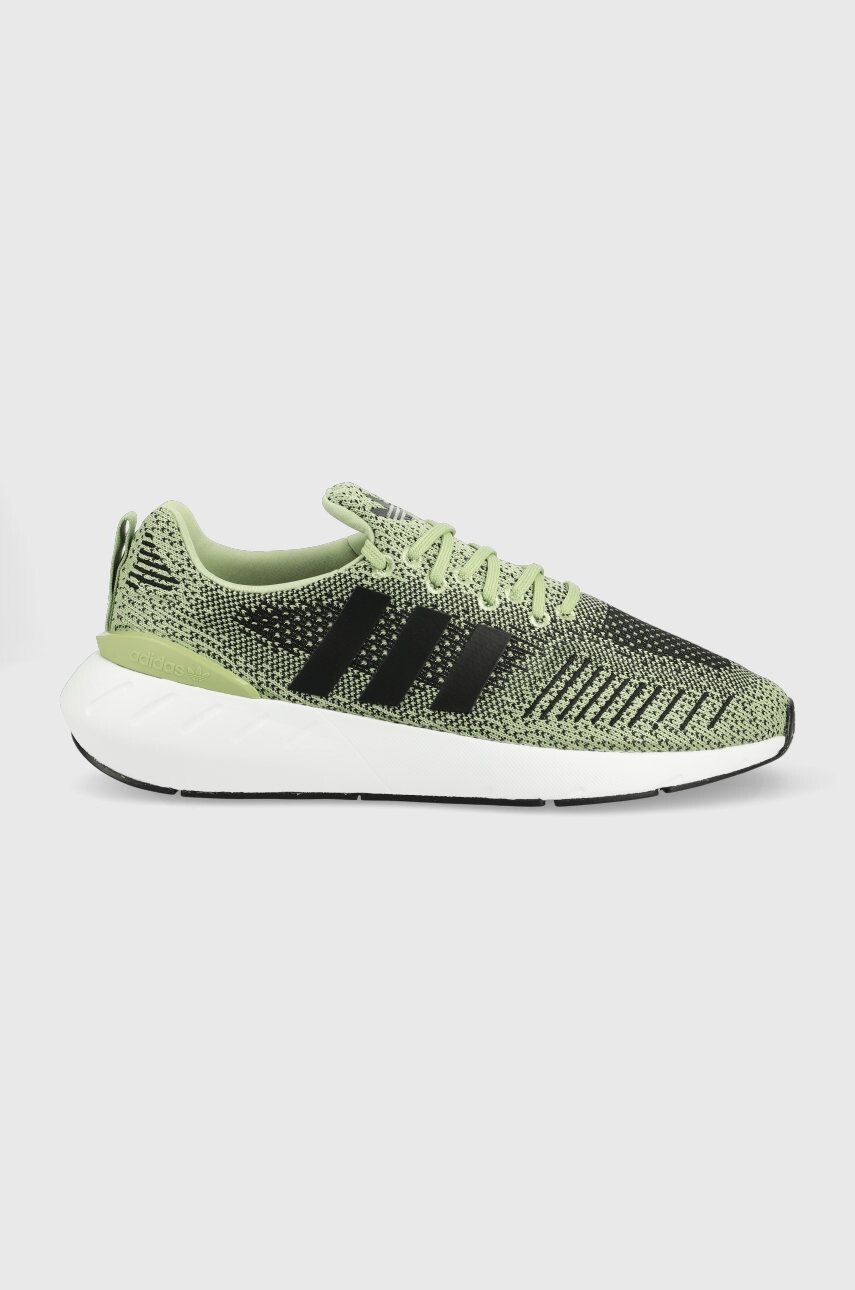 adidas Originals sneakers Swift Run GZ3505 culoarea verde GZ3505-MGLM/BLK - Pled.ro