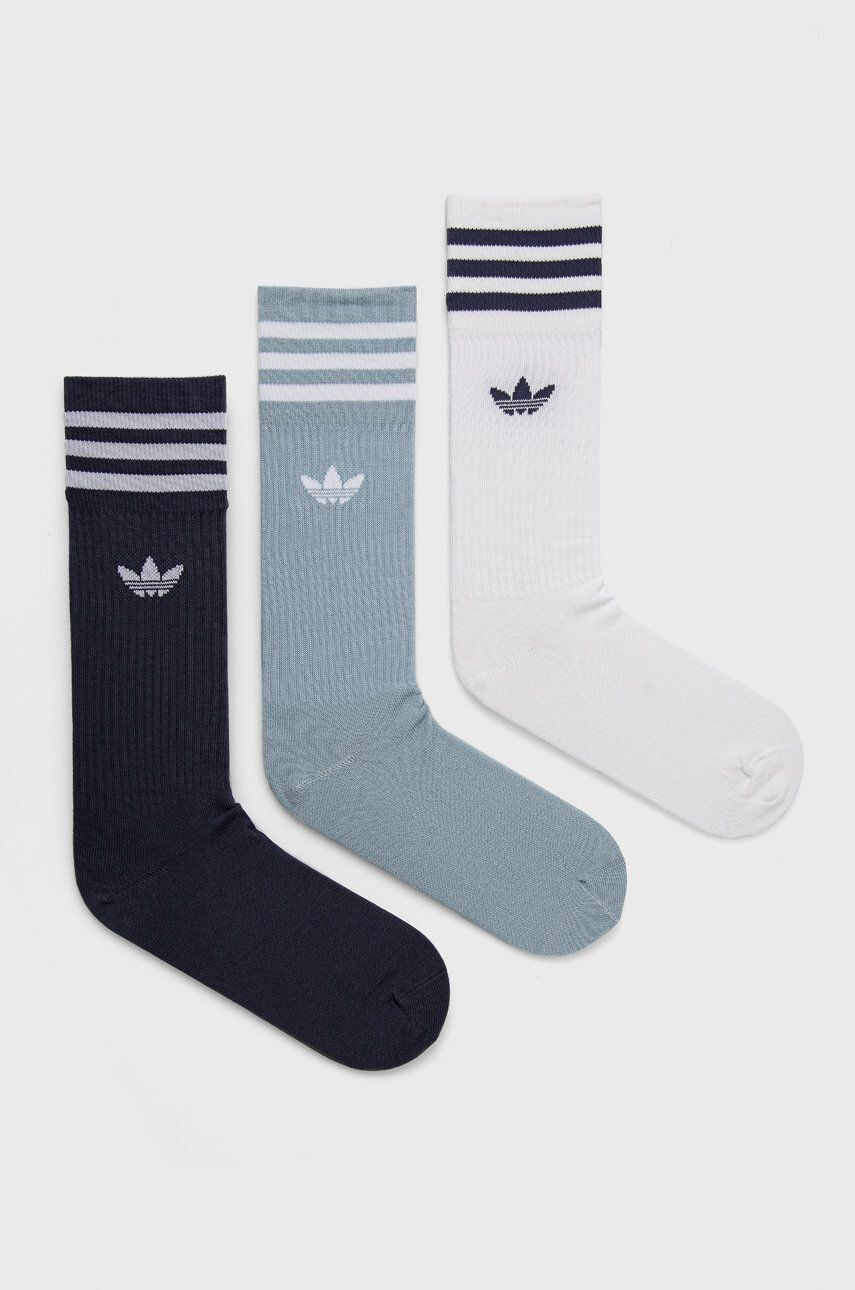 adidas Originals Șosete (3-pack) HC9559 culoarea alb - Pled.ro