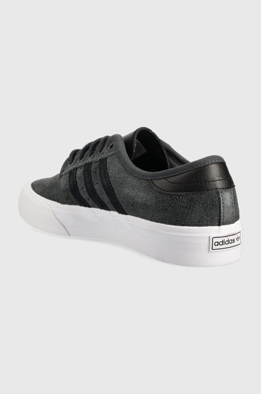 adidas Originals tenisi din piele intoarsa culoarea negru - Pled.ro