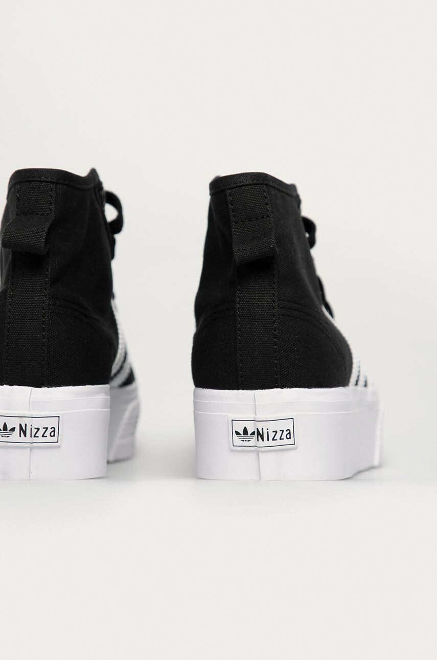 adidas Originals tenisi Nizza Platform Mid femei culoarea maro - Pled.ro