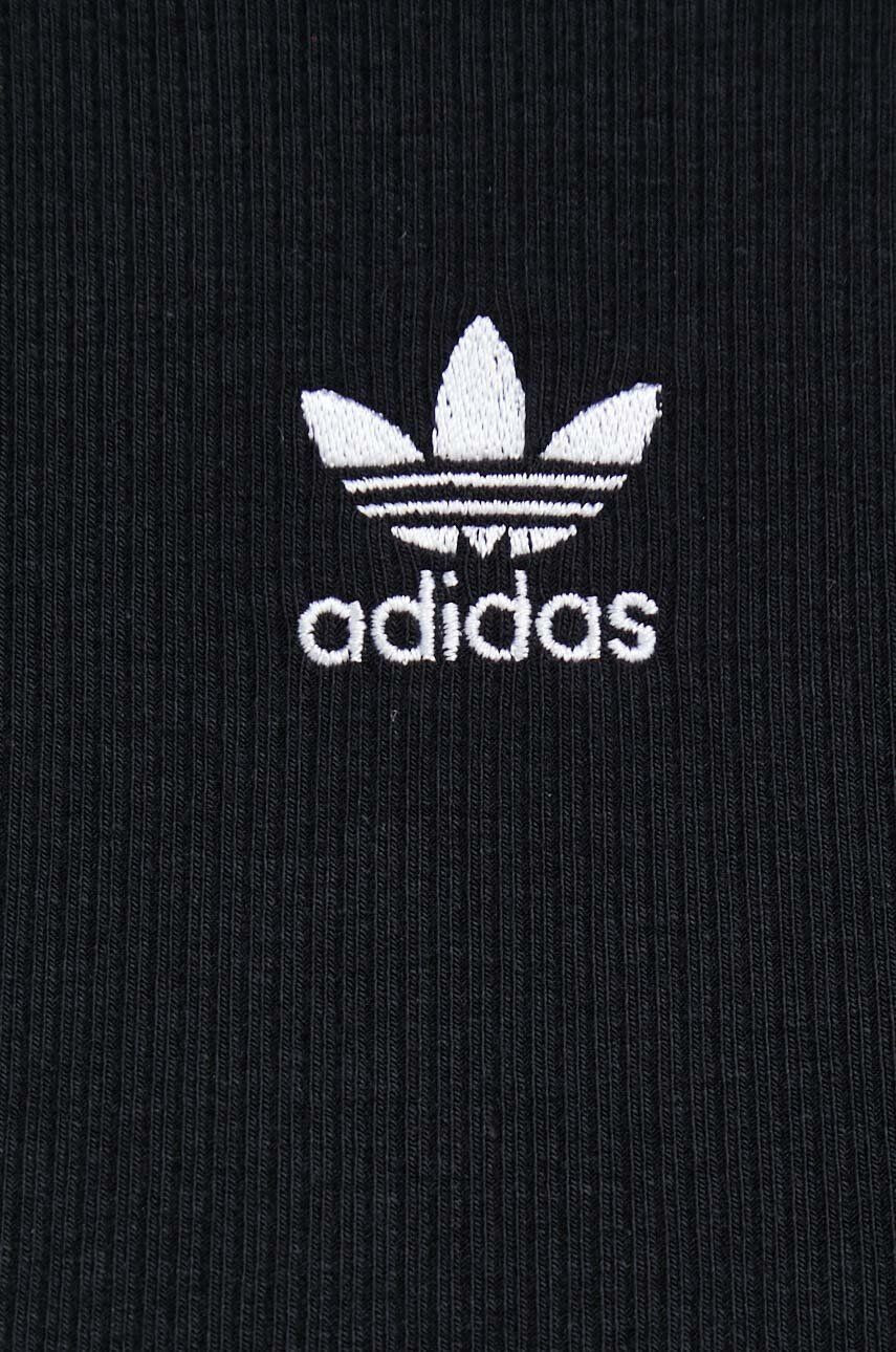 adidas Originals top femei culoarea negru - Pled.ro