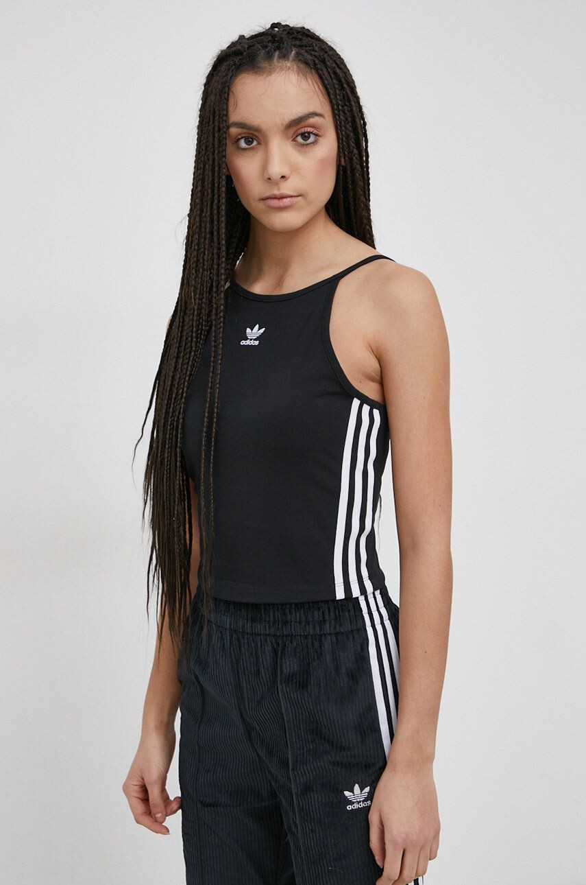 adidas Originals top femei culoarea bej - Pled.ro