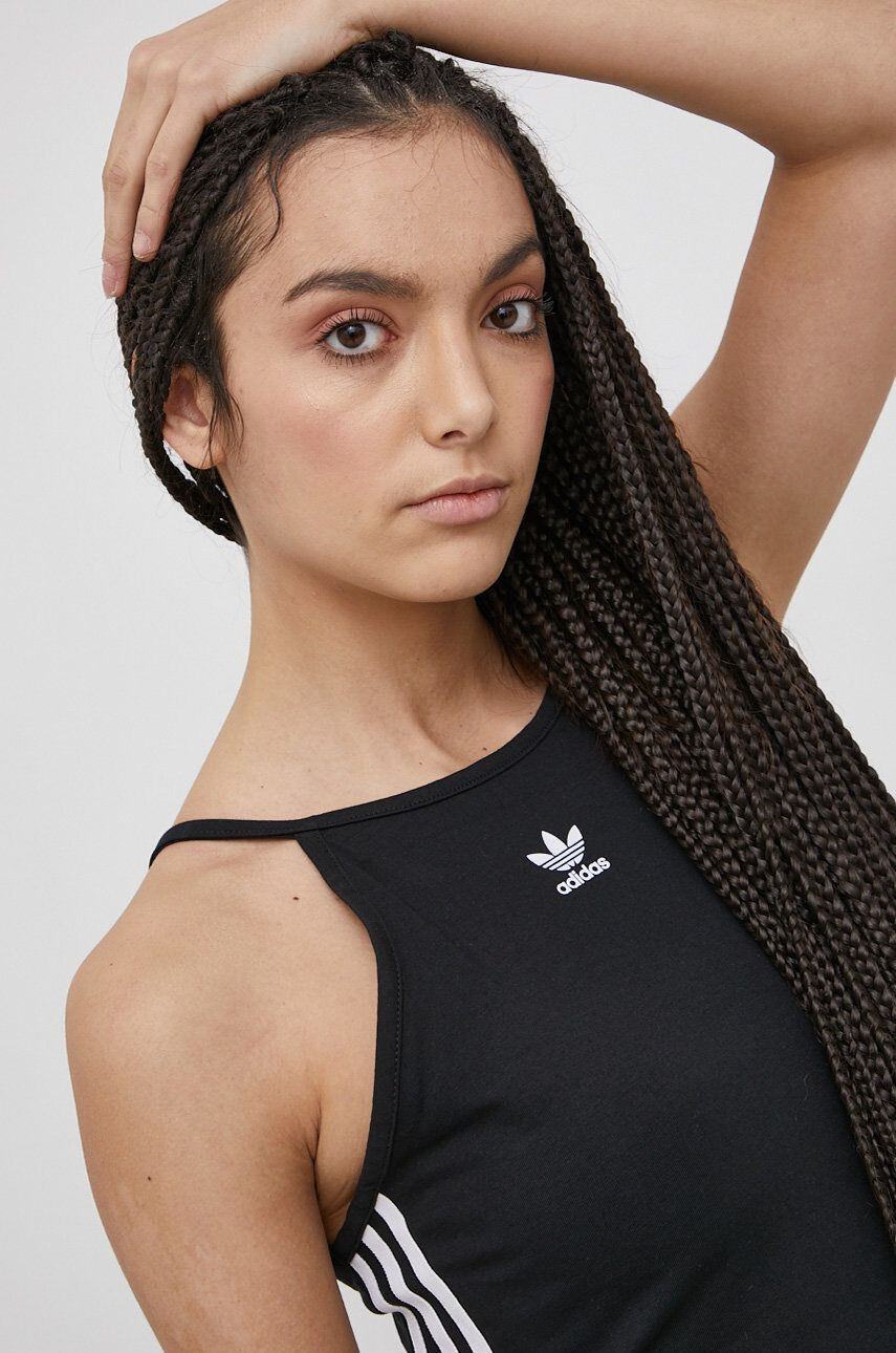 adidas Originals top femei culoarea bej - Pled.ro