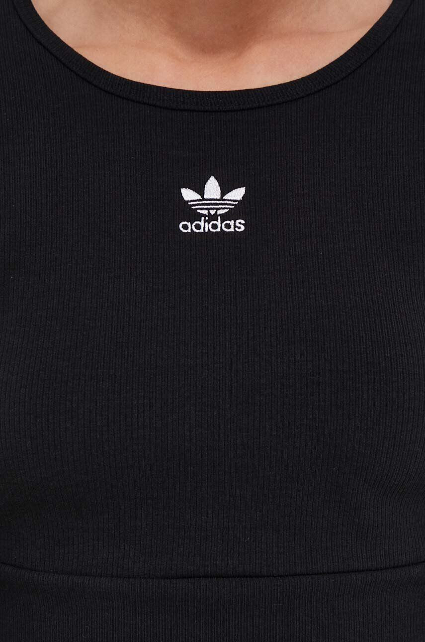 adidas Originals top femei culoarea negru - Pled.ro