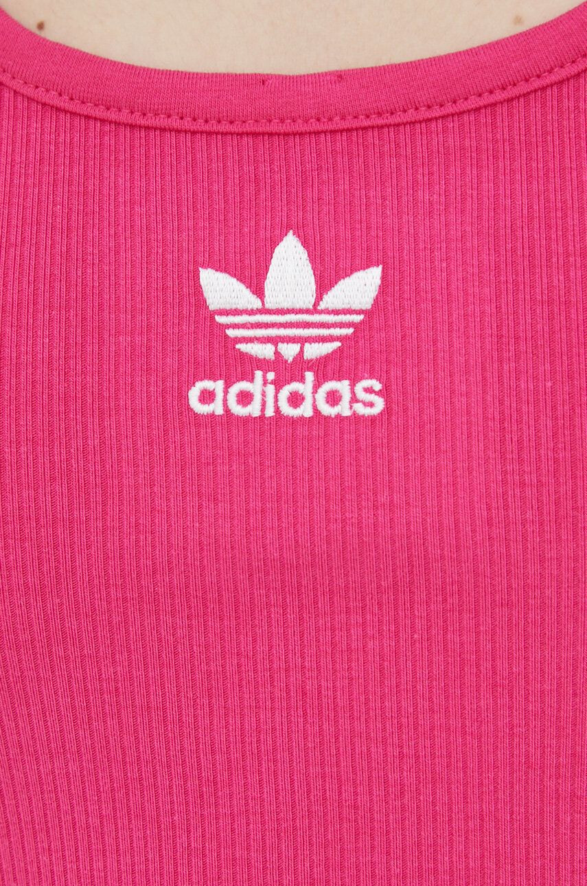 adidas Originals top Adicolor HG6164 femei culoarea roz - Pled.ro