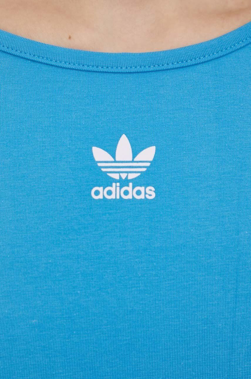 adidas Originals top Adicolor HC1976 femei culoarea turcoaz HC1976-APSKRU - Pled.ro