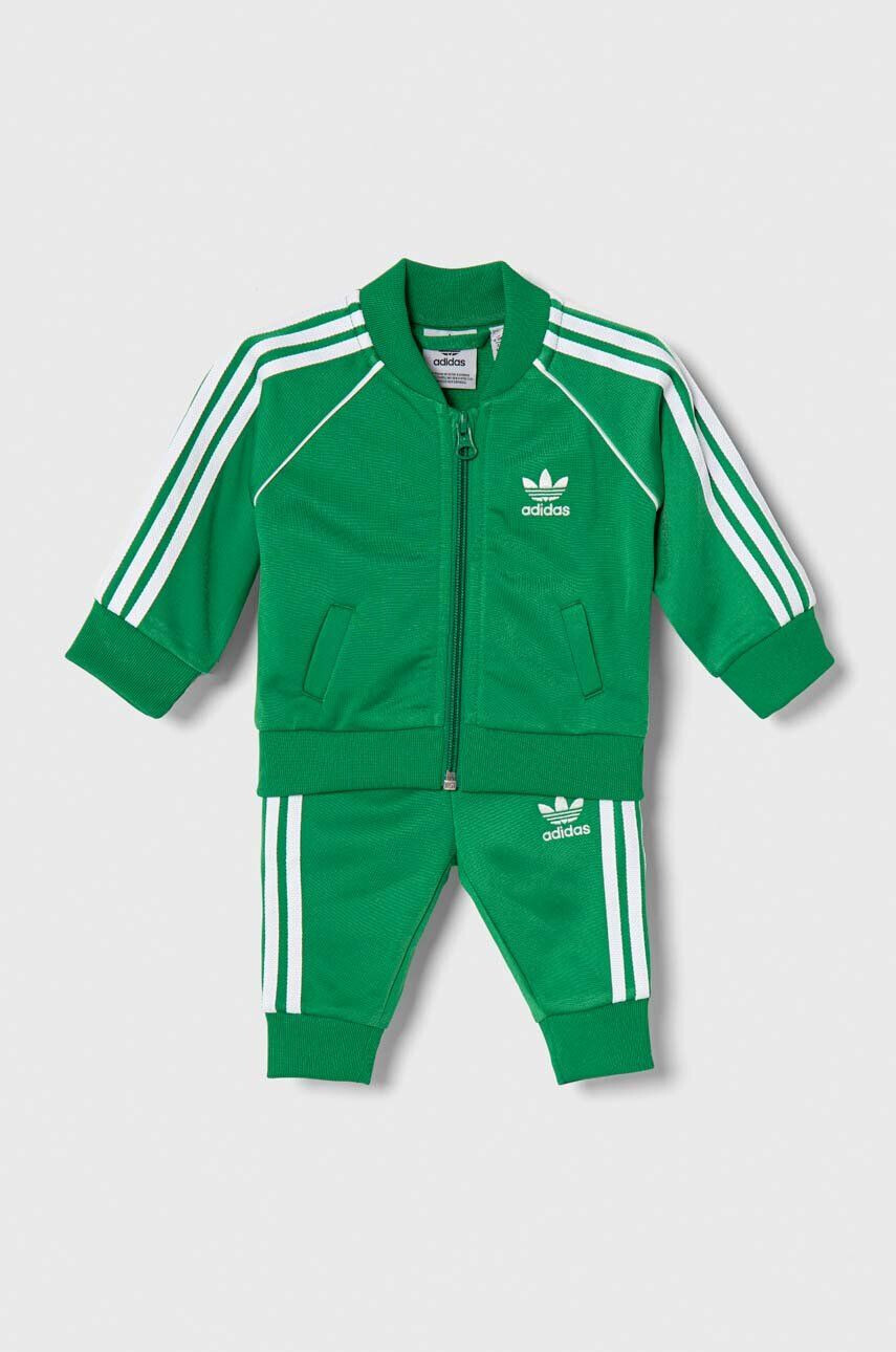 adidas Originals trening bebelusi culoarea verde - Pled.ro