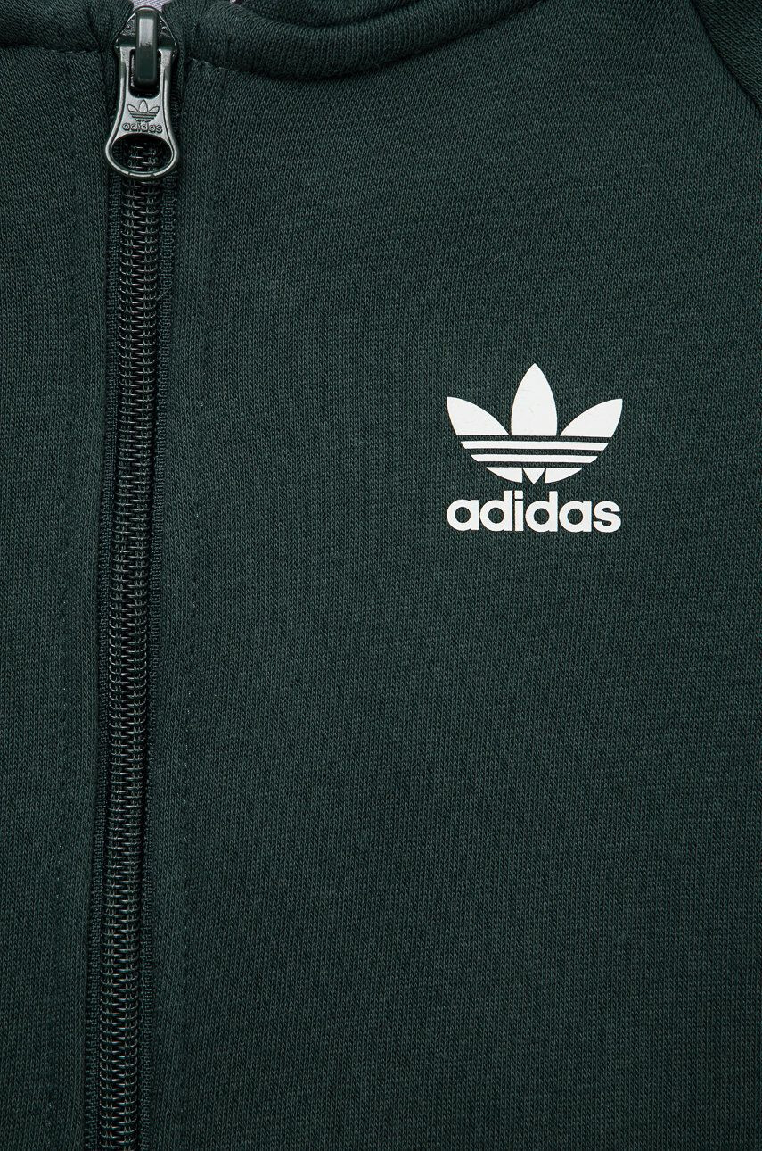 adidas Originals trening copii culoarea verde - Pled.ro